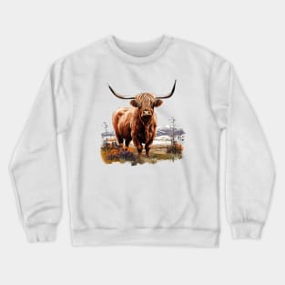 Highland Bull Crewneck Sweatshirt